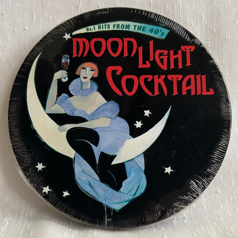 Moonlight Cocktail CD No.1 Hits From the 40’s Wrapped Tin Brisa Made in Germany